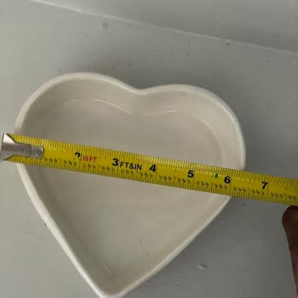 Vintage Perugina Heart Shaped Floral Ceramic Jewelry Box By La Castellana Italy - Picture 8 of 12